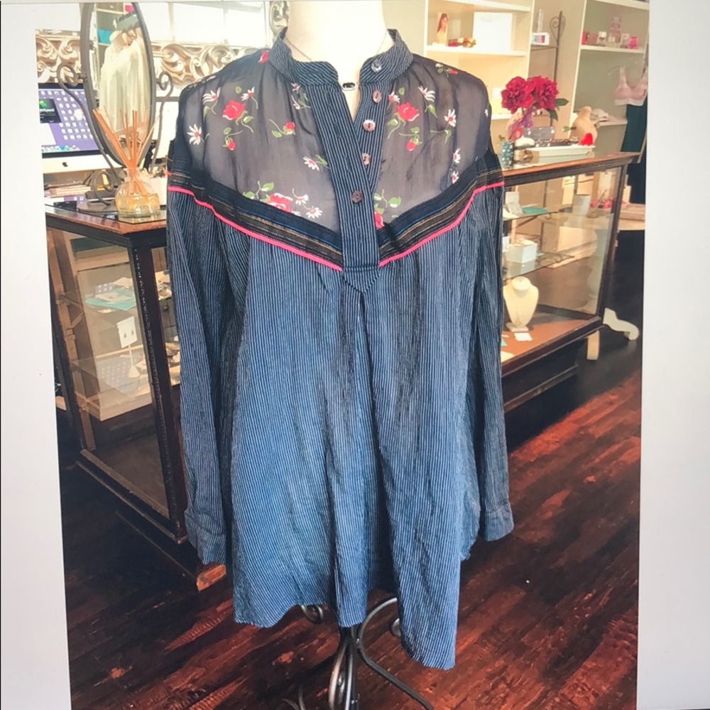 Free People tunic in navy OB571396